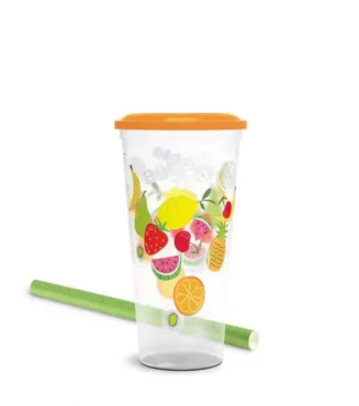 WIELORAZOWY Kubek PP Bubble Tea Wzór 2 (wybierz kolor)