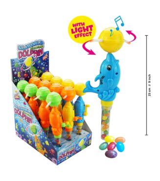 Delfinek grający z żelkami (12 szt. x 10 g)