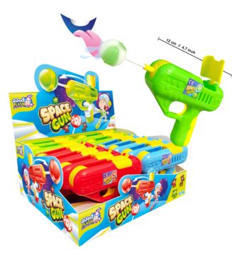 Kosmiczny pistolet z lizakiem (12 szt. x 10 g)